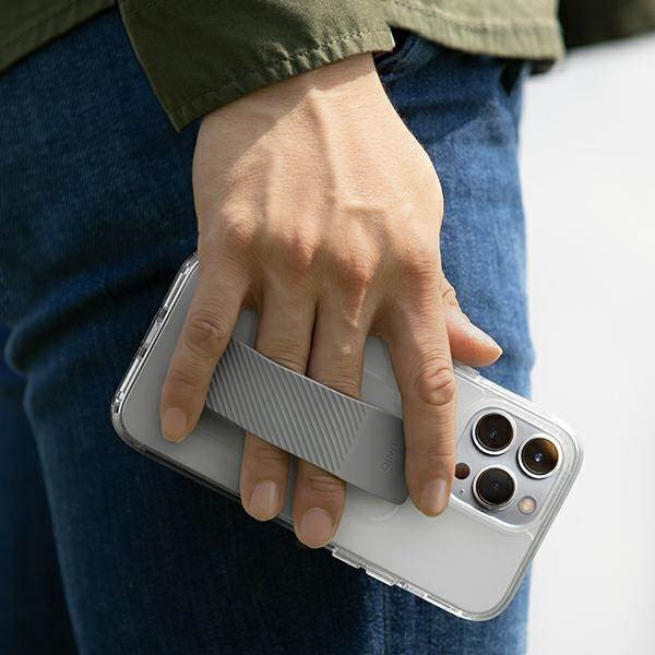 UNIQ etui Heldro Mount iPhone 14 Plus 6.7" világító átlátszó tok