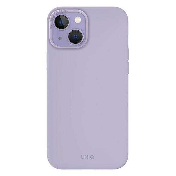 UNIQ etui Lino iPhone 14 Plus 6,7" lila tok