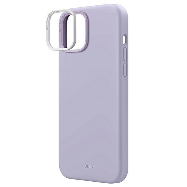 UNIQ etui Lino iPhone 14 Plus 6,7" lila tok