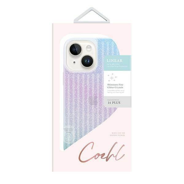 UNIQ etui Coehl Lineáris iPhone 14 Plus 6.7" csillagpor tok