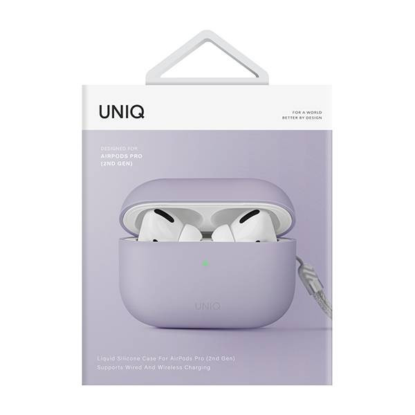 UNIQ Lino tok AirPods Pro 2 gen szilikon lila lila UNIQ Lino tok AirPods Pro 2 gen szilikon lila lila