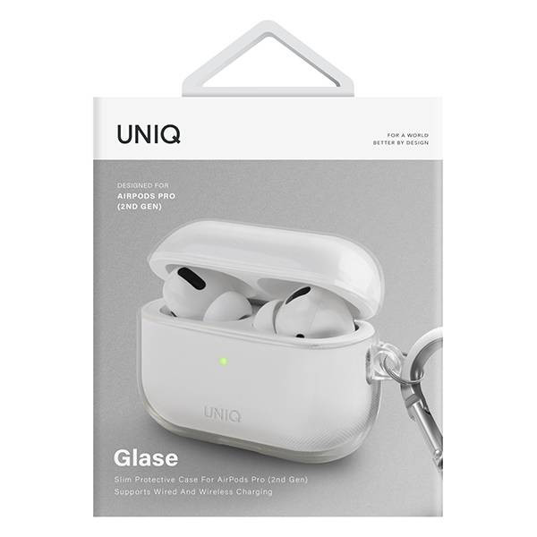 UNIQ Glase tok AirPods Pro 2 gen fényes átlátszó UNIQ Glase tok AirPods Pro 2 gen fényes átlátszó