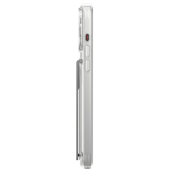 UNIQ etui Heldro MountStand iPhone 15 Pro 6.1" átlátszó tok UNIQ etui Heldro MountStand iPhone 15 Pro 6.1" átlátszó tok