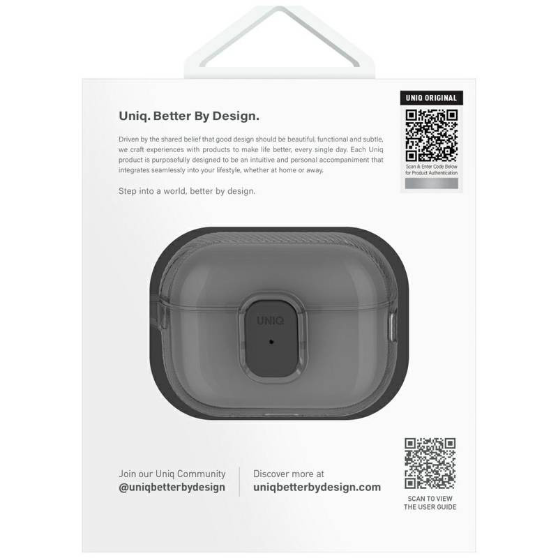 UNIQ Glase Pro tok AirPods Pro 2 - átlátszó