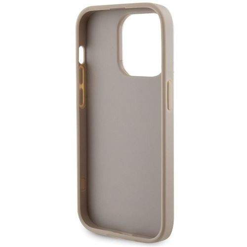 Guess GUHCP15LPS4DGPD Strass Metal Logo tok iPhone 15 Pro - arany