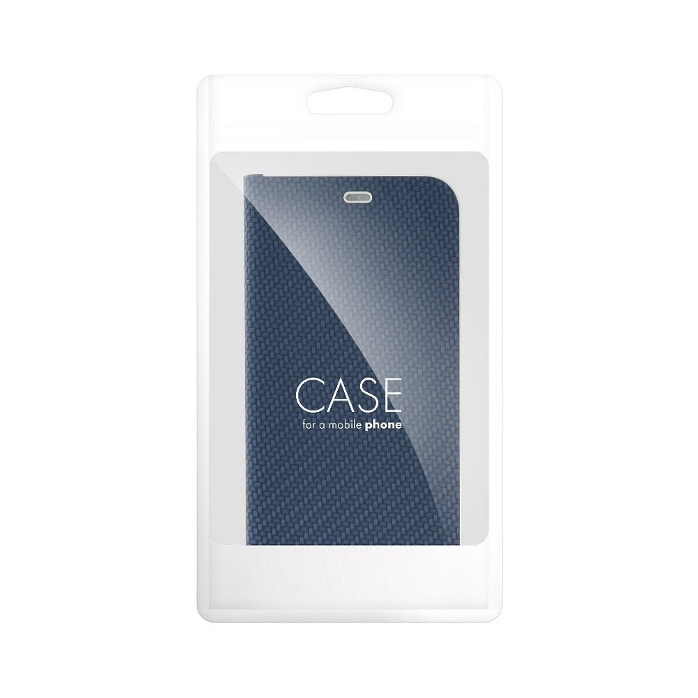 LUNA Book Carbon Xiaomi Redmi NOTE 12 PRO 5G kék flipes tok