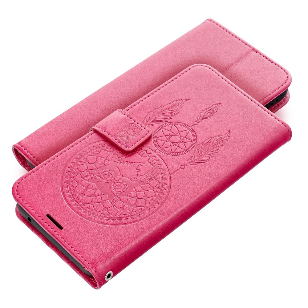 MEZZO Book case IPHONE 15 Pro álomfogó magenta tok