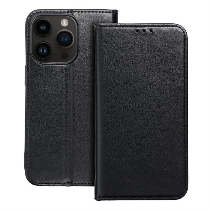 Smart Magneto könyvtok tok IPHONE 15 PRO fekete Smart Magneto könyvtok tok IPHONE 15 PRO fekete