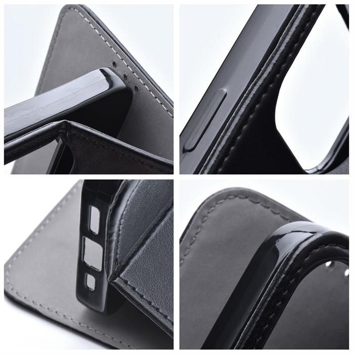 Smart Magneto könyvtok tok IPHONE 15 PRO fekete Smart Magneto könyvtok tok IPHONE 15 PRO fekete
