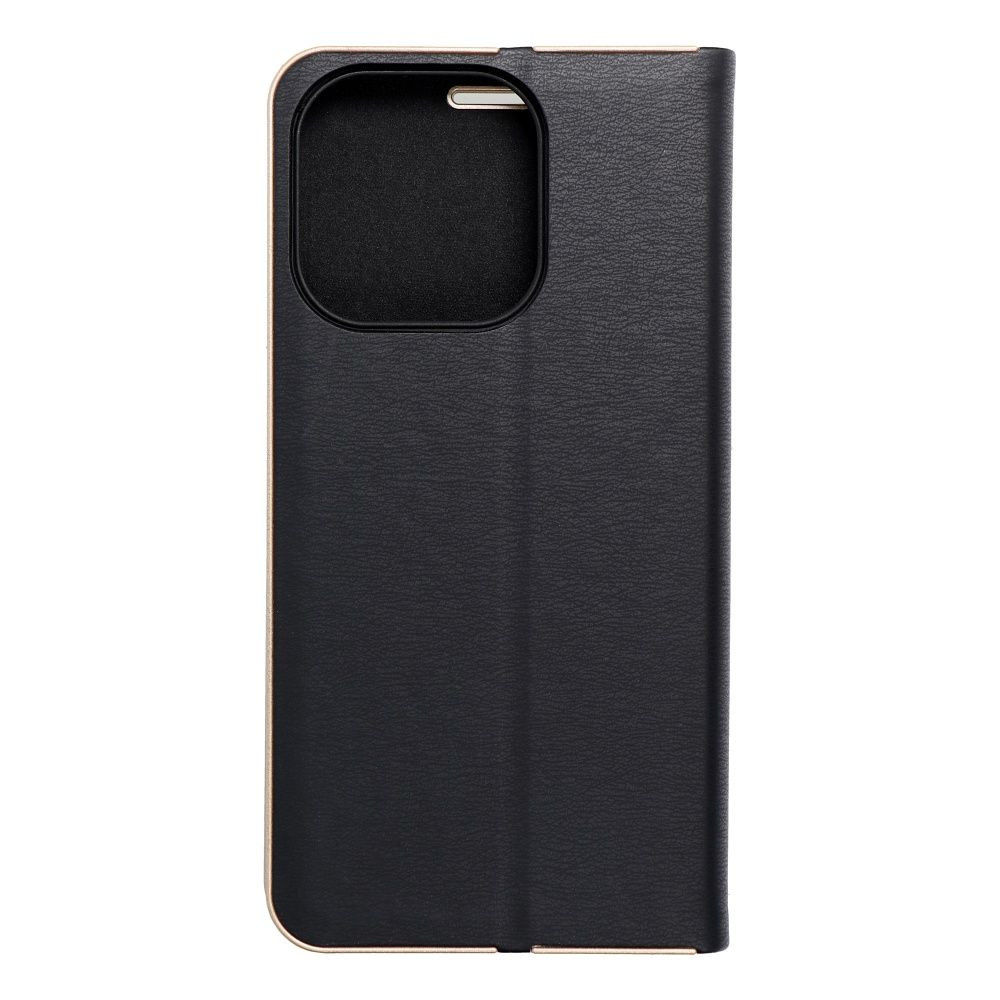 LUNA Book Gold IPHONE 15 Pro fekete tok LUNA Book Gold IPHONE 15 Pro fekete tok