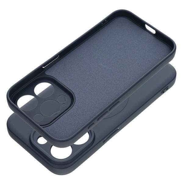 Szilikon Mag Cover tok Magsafe kompatibilis iPhone 15 PRO kék titánium