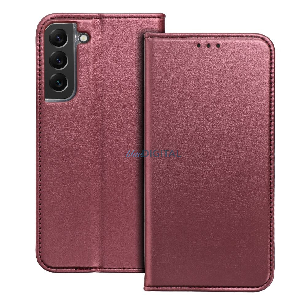 Smart Magneto Könyvtok SAMSUNG S24 bordó színben Smart Magneto Könyvtok SAMSUNG S24 bordó színben
