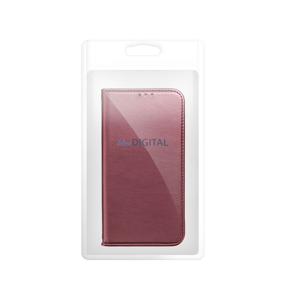 Smart Magneto Könyvtok SAMSUNG S24 bordó színben Smart Magneto Könyvtok SAMSUNG S24 bordó színben