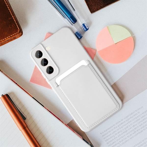Kártyatartós tok SAMSUNG S24 fehér Kártyatartós tok SAMSUNG S24 fehér