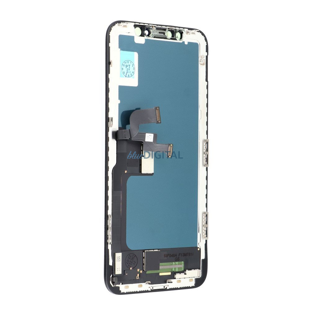 LCD kijelző iPhone X digitalizáló fekete (ZY-LTPS) - ALKATRÉSZ!