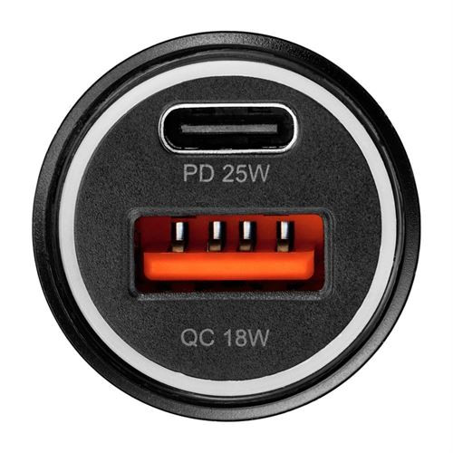 Autós töltő Blue Star 25W (PD, QC 3.0, AFC) USB-C 60W csatlakozóval Autós töltő Blue Star 25W (PD, QC 3.0, AFC) USB-C 60W csatlakozóval