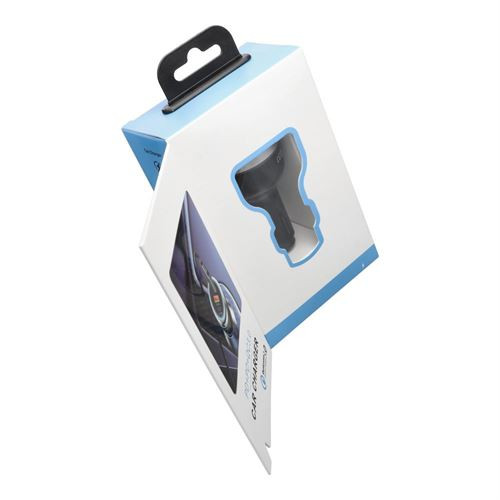 Autós töltő 1xUSB-A és 2xUSB-C csatlakozással 191W - fekete