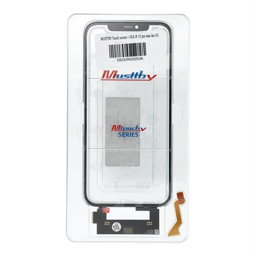 MUSTTBY érintőképernyő + OCA - iPhone 12 Pro Max (IC nélkül) - ALKATRÉSZ!