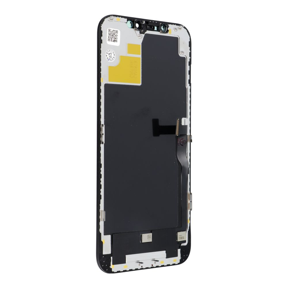 LCD kijelző iPhone 12 Pro Max digitalizálóval (HD+ Incell IC Transferable) - fekete - ALKATRÉSZ!