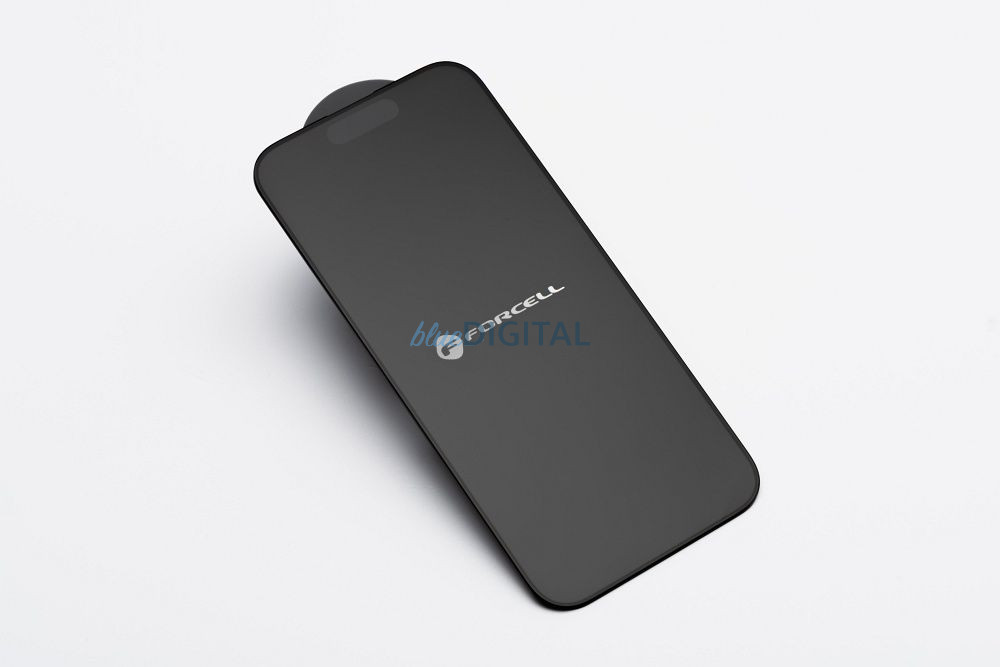 Forcell Matt Glass edzett üveg fekete szegéllyel iPhone 11 Pro/X/XS