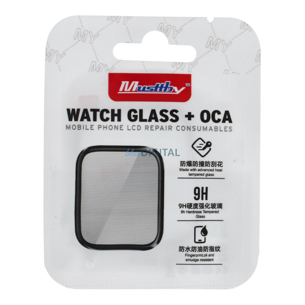 MUSTTBY előlapi üveg + OCA Apple Watch 1 (42mm) - ALKATRÉSZ!