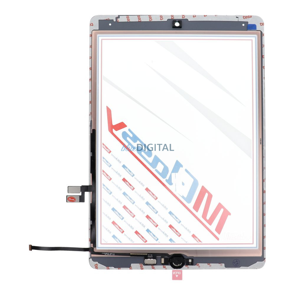 MUSTTBY érintőképernyő + ragasztócsík + Home gomb iPad 9 - fehér - ALKATRÉSZ!