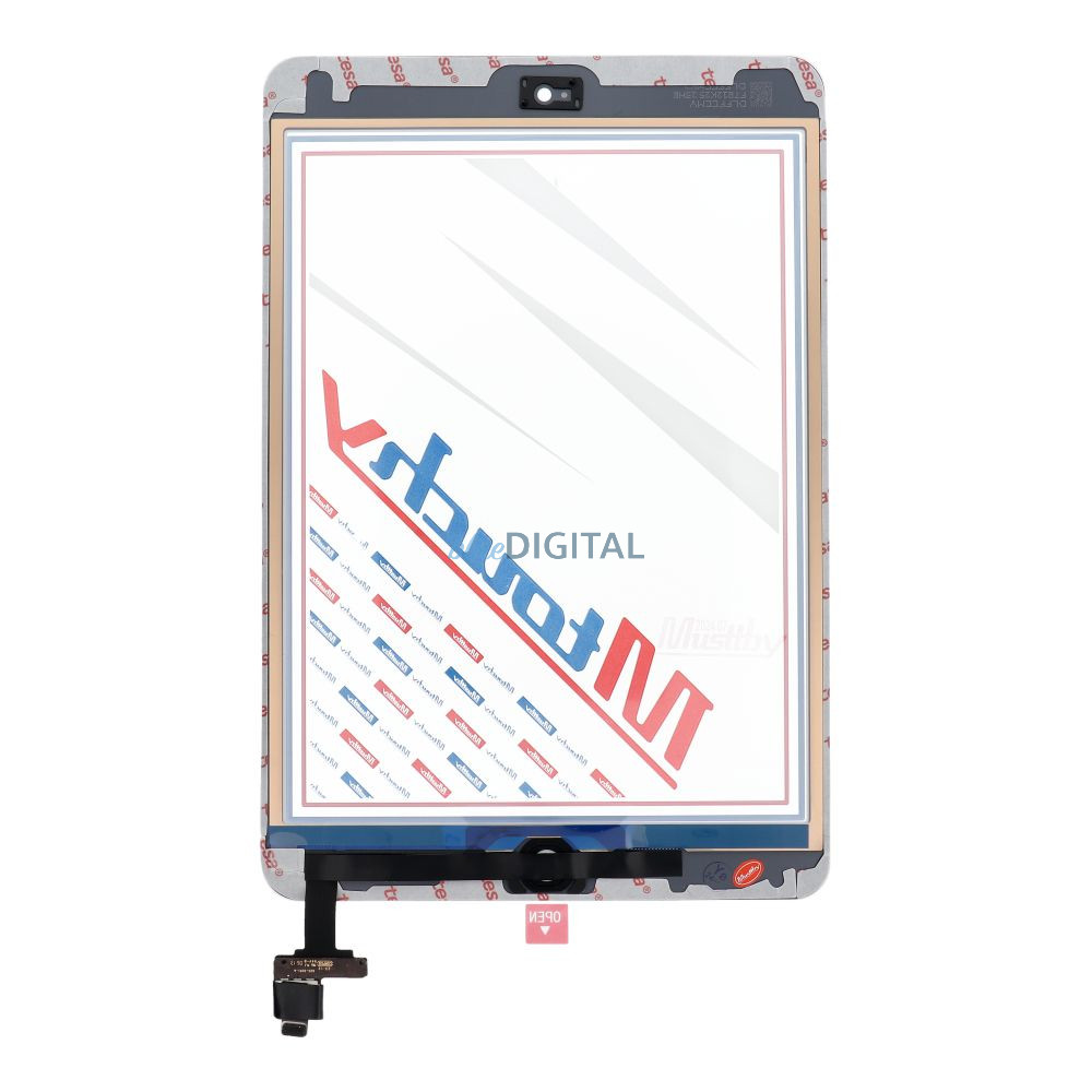 MUSTTBY érintőképernyő + ragasztócsík + Home gomb iPad Mini2 - fehér - ALKATRÉSZ!