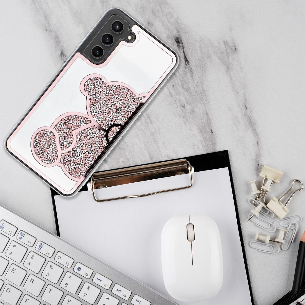 TEDDY BEAR tok Samsung Galaxy A13 4G - rózsaszín TEDDY BEAR tok Samsung Galaxy A13 4G - rózsaszín