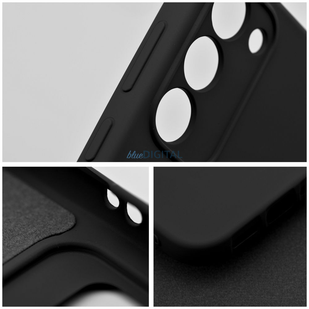 SILICONE tok Samsung Galaxy S25 Plus - fekete
