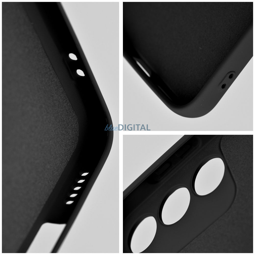 SILICONE tok Samsung Galaxy S25 Plus - fekete