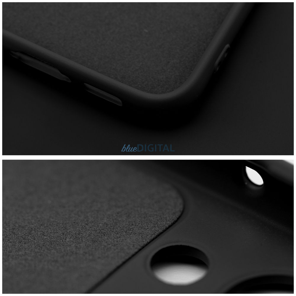 SILICONE tok Samsung Galaxy S25 Plus - fekete