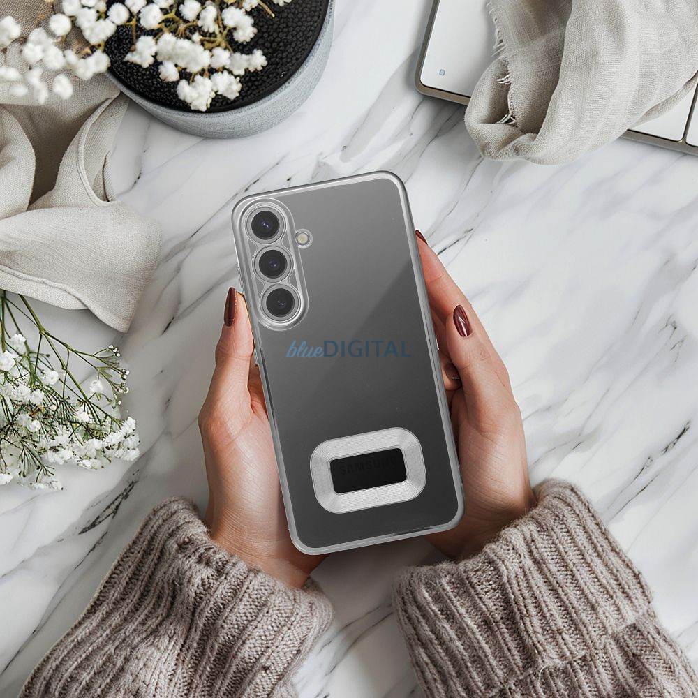 GLAM tok Samsung Galaxy S25 Plus - ezüst színű