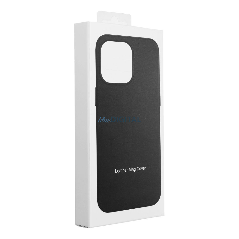 LEATHER MAG COVER MagSafe-kompatibilis tok Samsung Galaxy S25 Plus - fekete LEATHER MAG COVER MagSafe-kompatibilis tok Samsung Galaxy S25 Plus - fekete