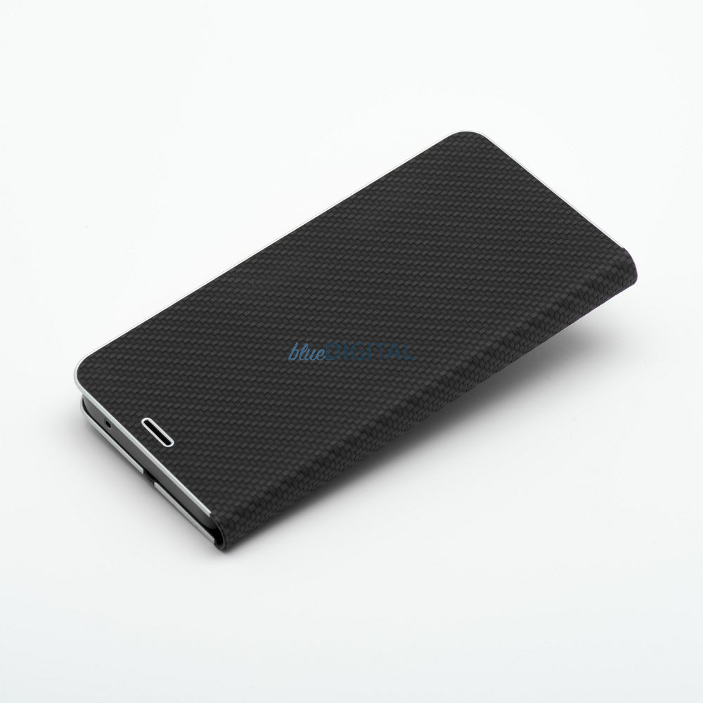 LUNA könyvtok Samsung Galaxy S25 Plus - fekete