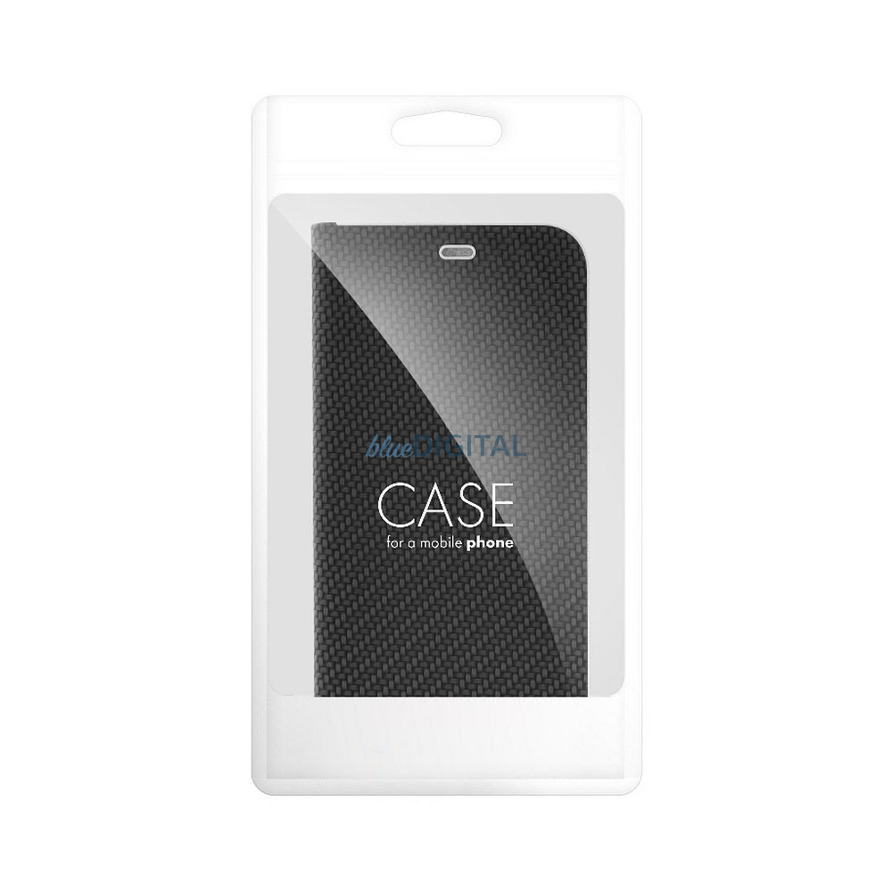 LUNA könyvtok Samsung Galaxy S25 Plus - fekete