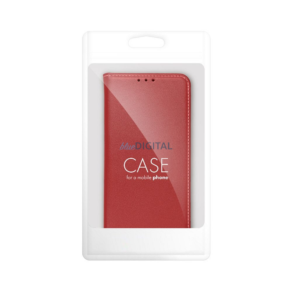 SMART PRO könyvtok Samsung Galaxy S25 Plus - piros