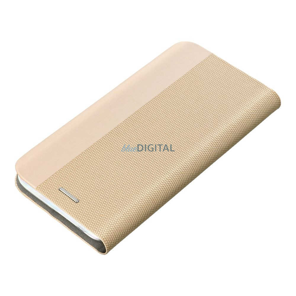 SENSITIVE könyvtok Samsung Galaxy S25 Plus - arany színű