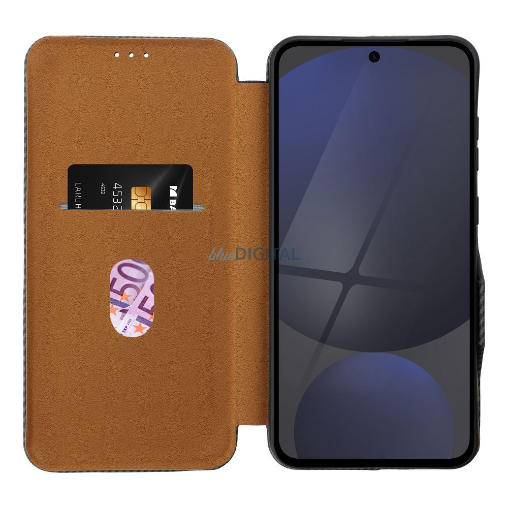 FOLIO SIDE MAGNET kinyitható tok Samsung Galaxy S25 Plus - szürke