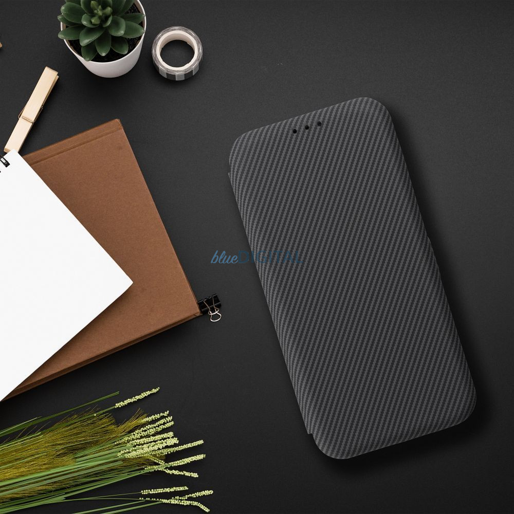 FOLIO SIDE MAGNET kinyitható tok Samsung Galaxy S25 Plus - szürke