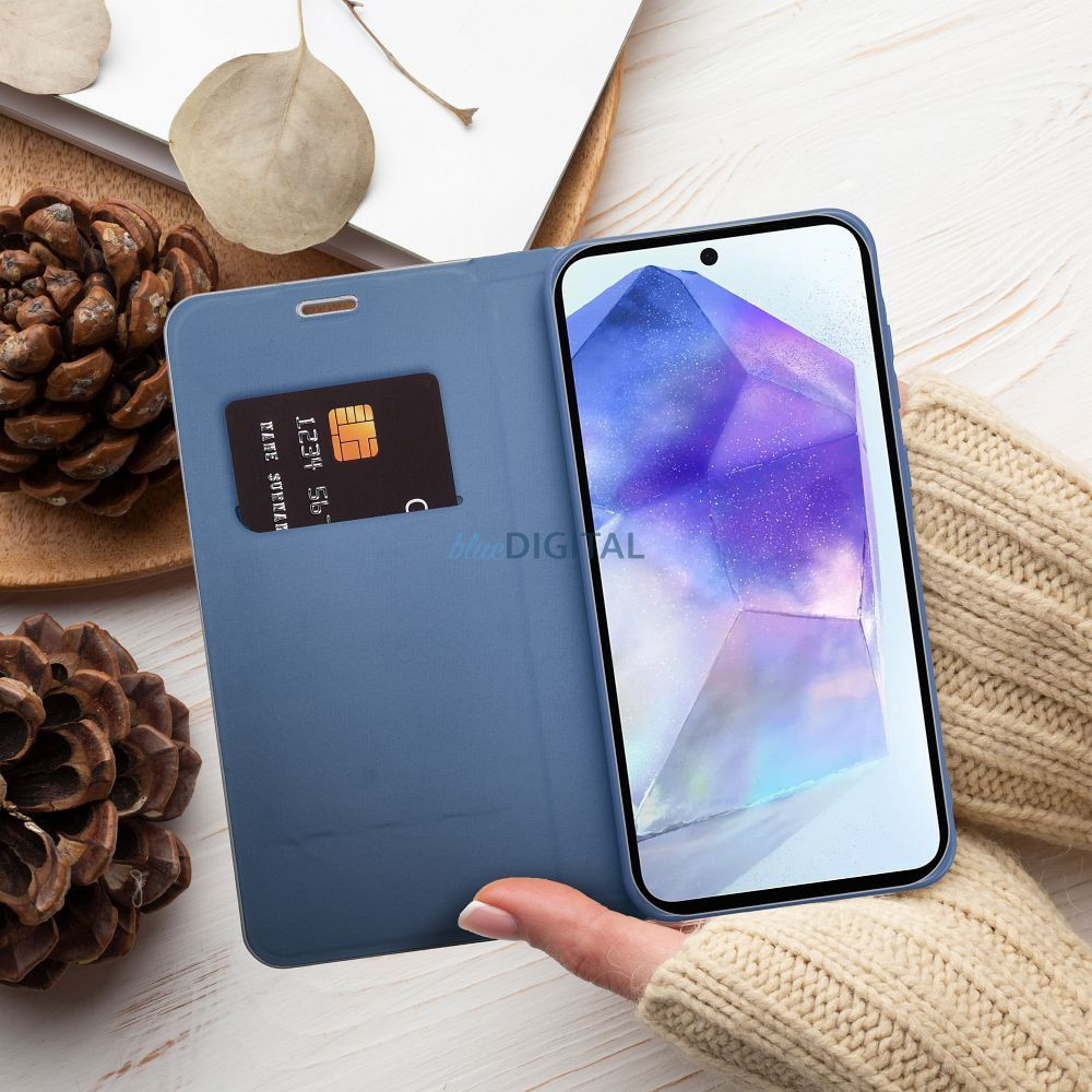 LUNA könyvtok Xiaomi 14T - kék