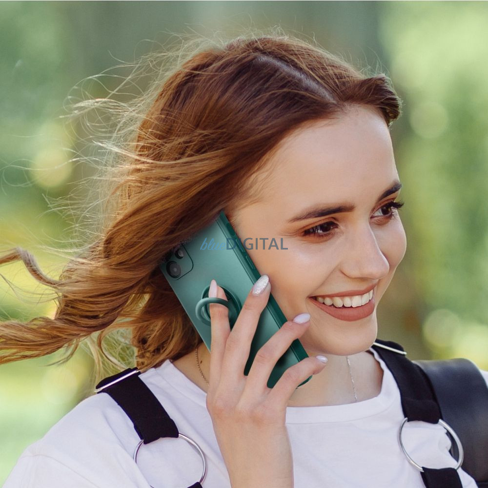 SILICONE RING tok Samsung Galaxy A56 - zöld