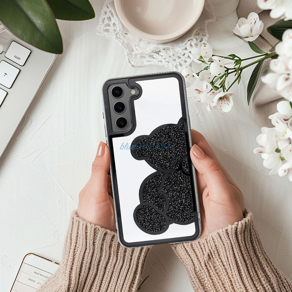 TEDDY BEAR tok Samsung Galaxy A56 - fekete TEDDY BEAR tok Samsung Galaxy A56 - fekete