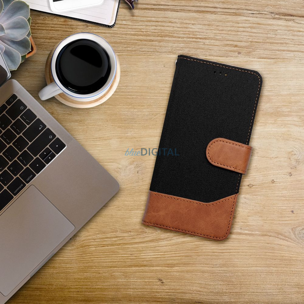 JEANS könyvtok Samsung Galaxy A56 - fekete JEANS könyvtok Samsung Galaxy A56 - fekete