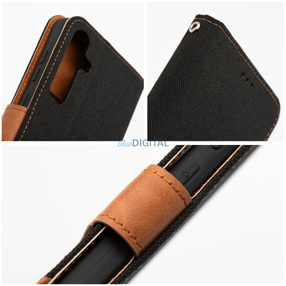 JEANS könyvtok Samsung Galaxy A56 - fekete JEANS könyvtok Samsung Galaxy A56 - fekete