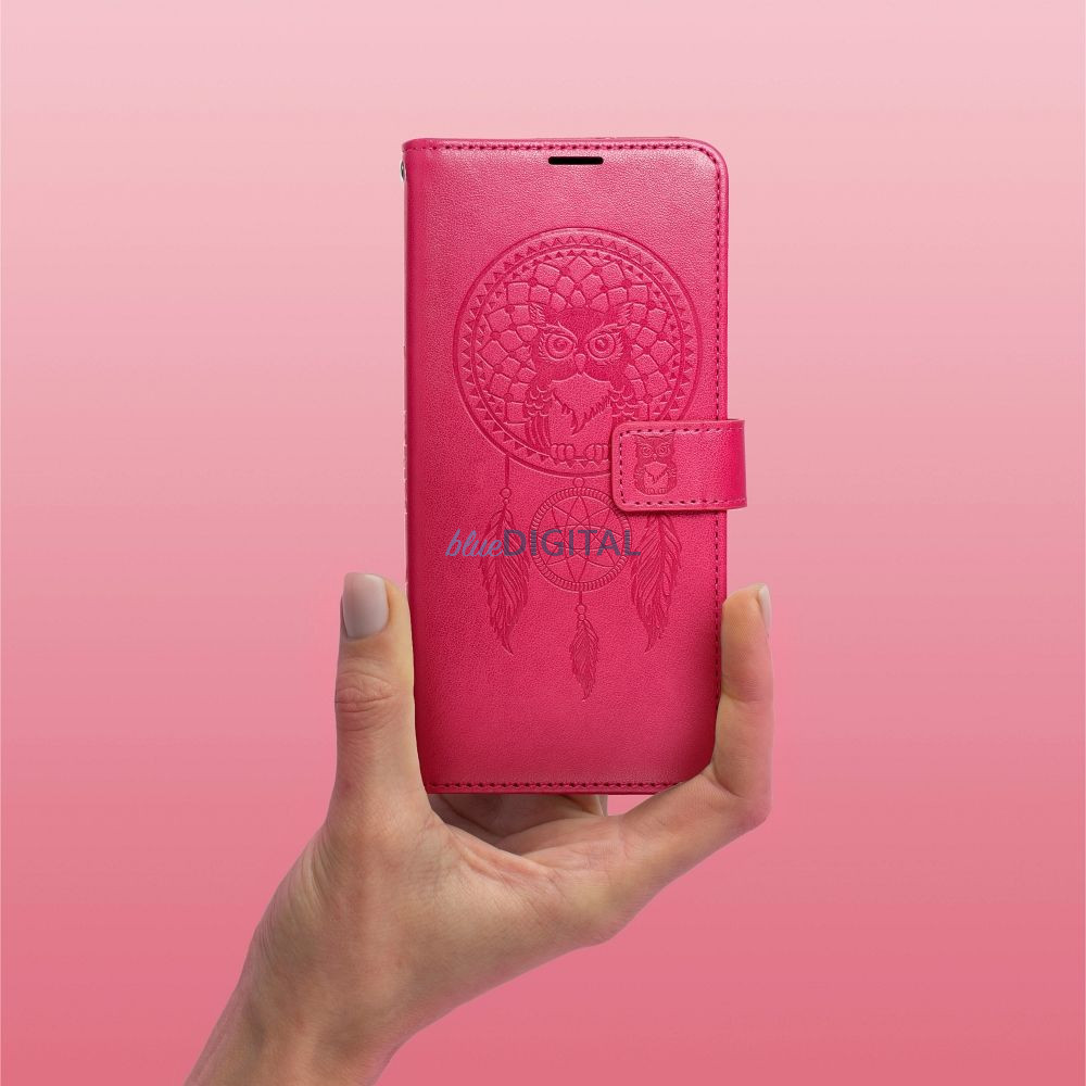 MEZZO könyvtok Samsung Galaxy A56 - élénk rózsaszín "álomfogó"