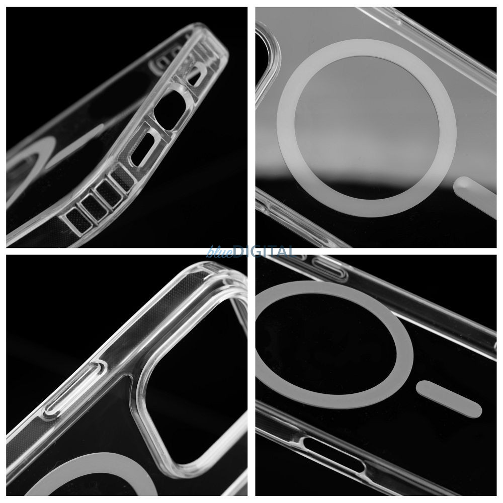 Drop Glue Colorful Ring MagSafe-kompatibilis tok iPhone 15 Pro - szürke Drop Glue Colorful Ring MagSafe-kompatibilis tok iPhone 15 Pro - szürke