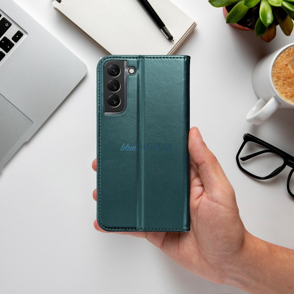 SMART MAGNETO könyvtok Samsung Galaxy A56 - sötétzöld