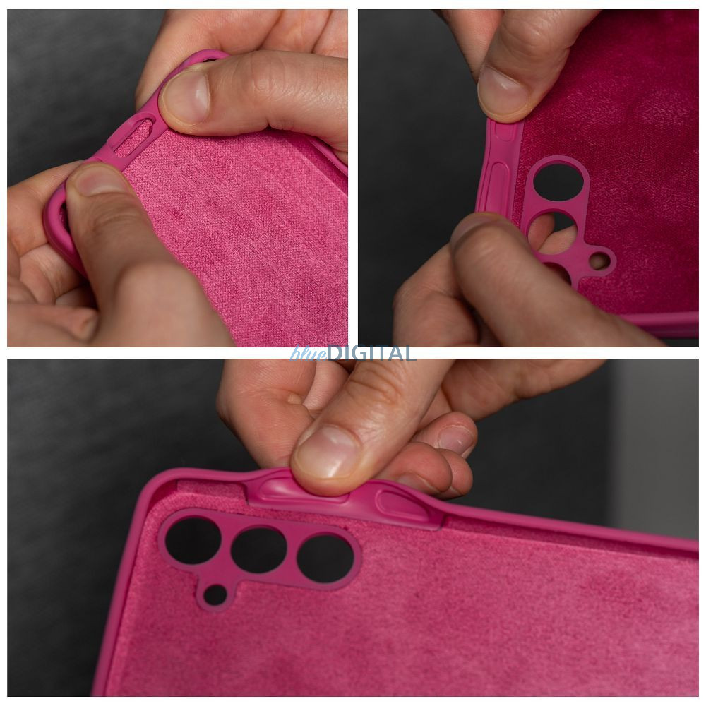 SILICONE 2mm tok Honor Magic7 Pro - rózsaszín