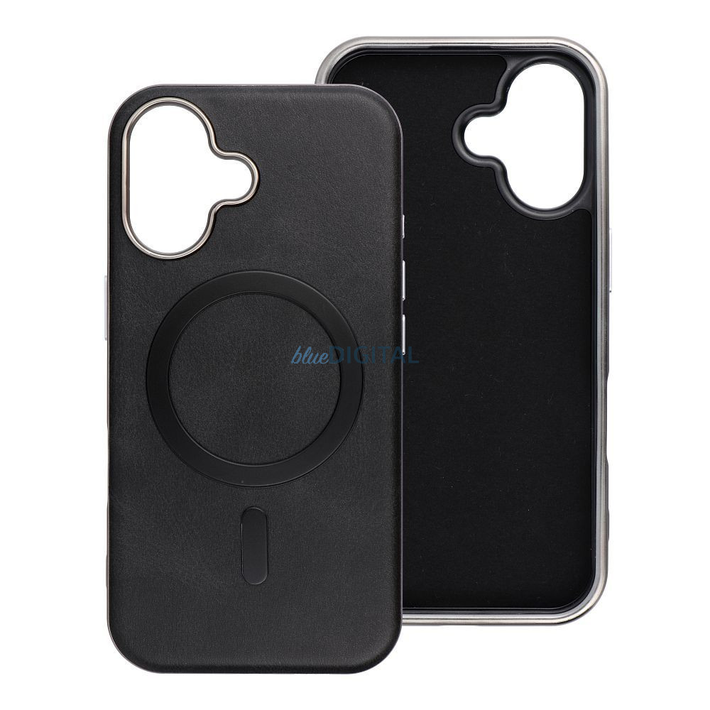 GENTLEMAN MagSafe-kompatibilis tok iPhone 12 - fekete GENTLEMAN MagSafe-kompatibilis tok iPhone 12 - fekete