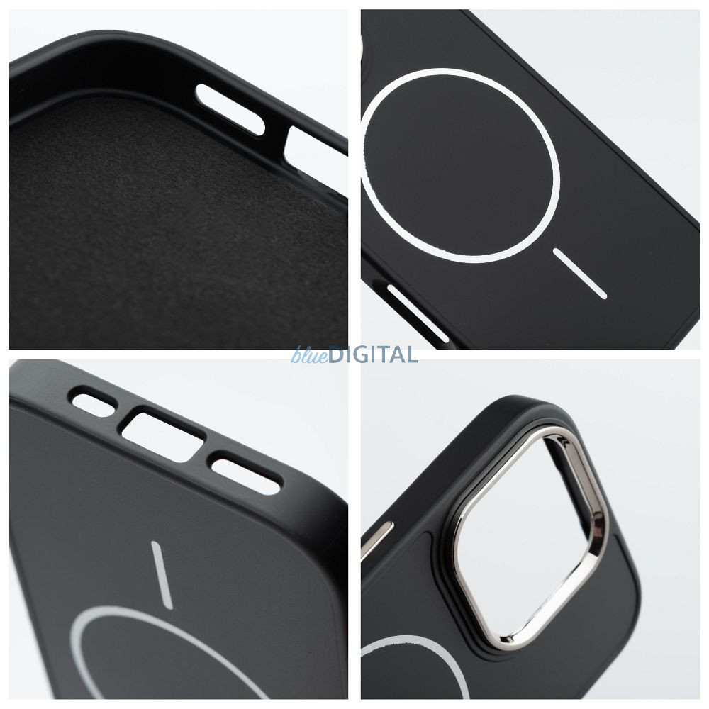 FRAME MagSafe-kompatibilis tok iPhone 12 - fekete